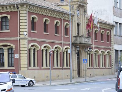 Ayuntamiento Estella fachada.